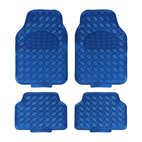 Universal 4 Piece BLUE Car Mat Set