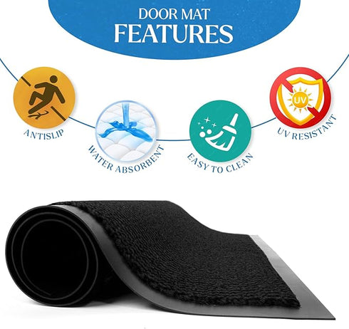 Barrier Door Mat - Black