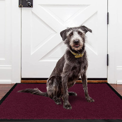 Arran Entrance Mat - Aubergine