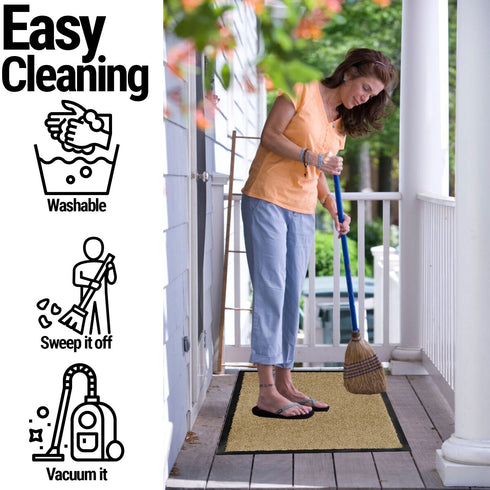 Arran Kitchen Mat - Beige