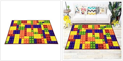 Kids Rugs - Bright Block