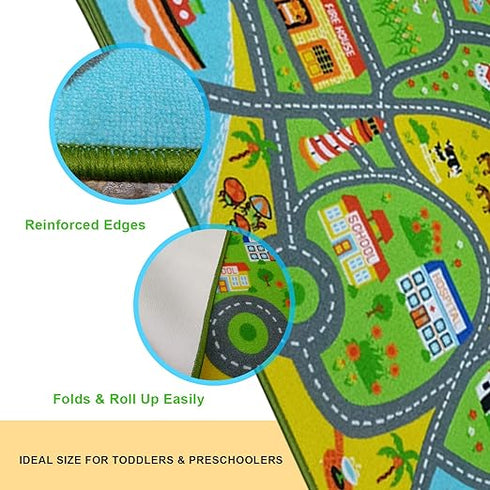 Kids Rugs - Farm Animal Life