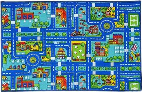 Kids Rug - Blue Road