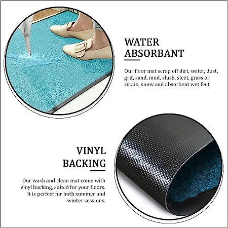 WC Kitchen Mat - Turquoise