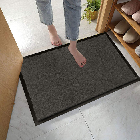 Arran Kitchen Mat-Anthracite