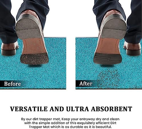 WC Kitchen Mat - Turquoise