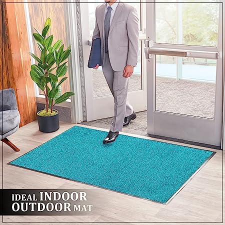 WC Kitchen Mat - Turquoise