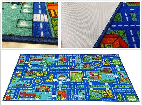 Kids Rug - Blue Road