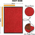 WC Kitchen Mat - Red