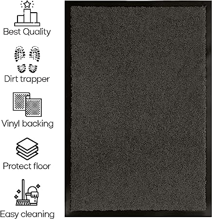 Arran Entrance Mat-Anthracite