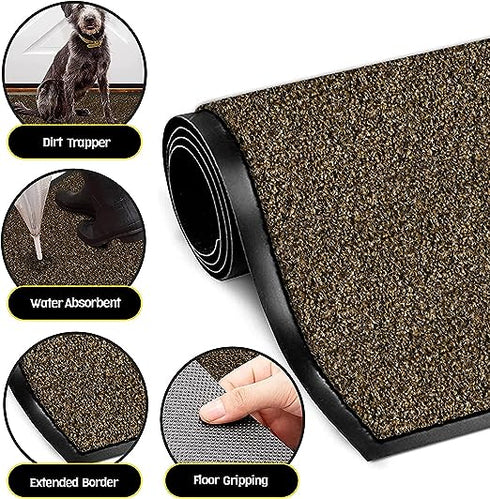 Edison Door Mat - Beige