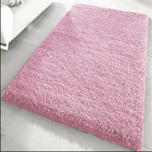Shaggy Rug - Baby Pink