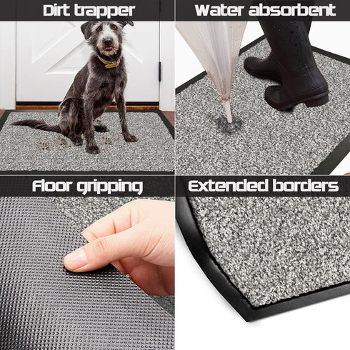 Edison Door Mat - Grey