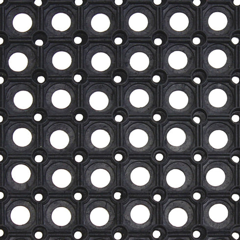 Contract Rondo Door Mat - Black - 50 x 100 cm