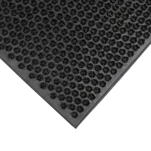 Black Rubber Condor Door Mat