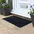 Black Rubber Condor Door Mat