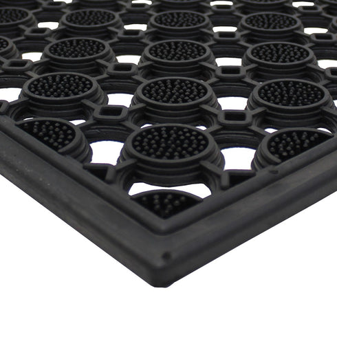 Elipses Circles Rubber Doormat 40x70cm