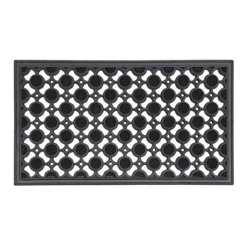 Elipses Circles Rubber Doormat 40x70cm