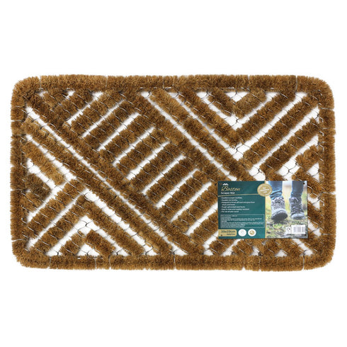 Boston Brush Coir Door Mat 39x59 cm