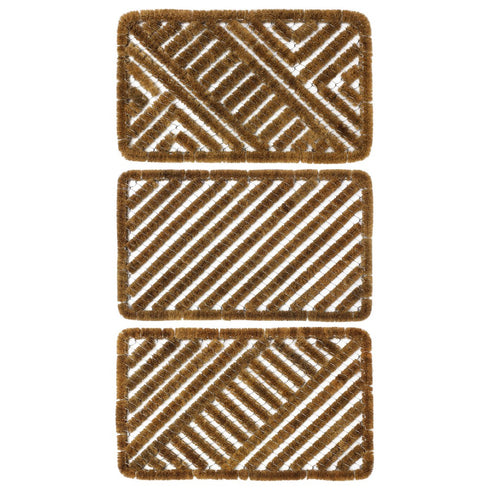 Boston Brush Coir Door Mat 39x59 cm