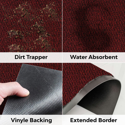 Barrier Door Mat - Red