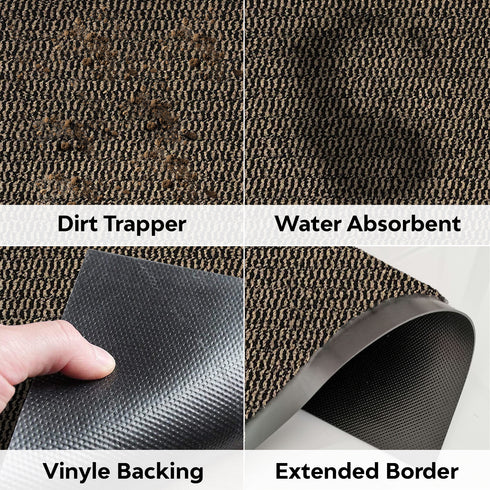 Barrier Door Mat - Brown